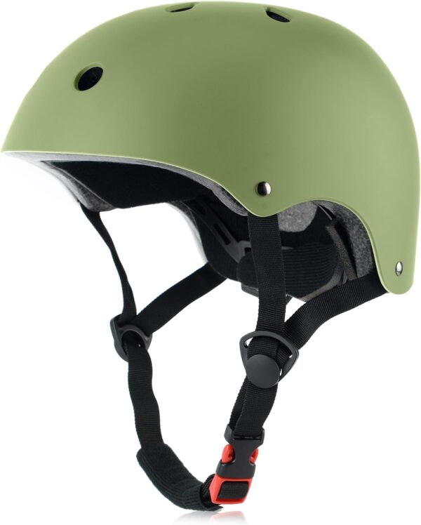 Kids Bike Helmet, Adjustable and Multi-Sport, from Toddler to Youth, 3 Sizes