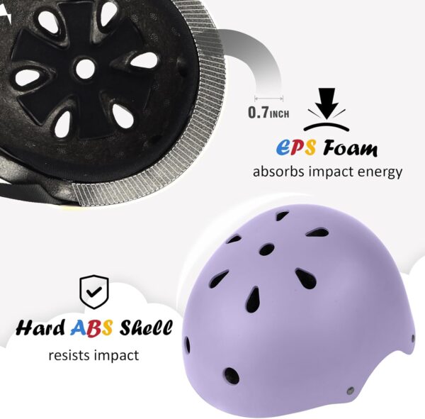 Kids Bike Helmet, Adjustable and Multi-Sport, from Toddler to Youth, 3 Sizes - Image 2