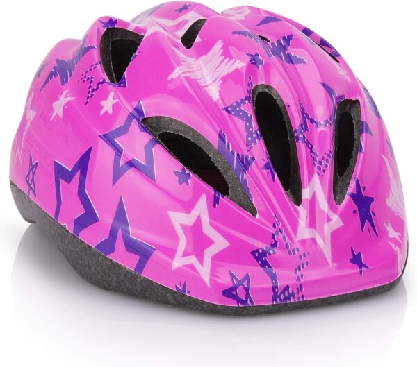 Kid Bicycle Helmets,  Kids Bike Helmet A 3-5/5-14 Adjustable from Toddler to Youth Size, Durable Kids Bike Helmet with Fun Designs for Boys and Girls