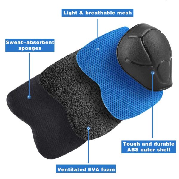 Knee Pads for Kids Knee Pads and Elbow Pads Toddler Protective Gear Set Kids Elbow Pads and Knee Pads for Girls Boys with Wrist Guards 3 in 1 for Skating Cycling Bike Rollerblading Scooter - Image 2