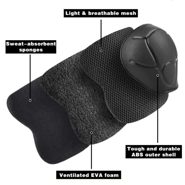 Knee Pads for Kids Knee pads and Elbow Pads Toddler Protective Gear Set Kids Elbow Pads and Knee Pads for Girls Boys with Wrist Guards 3 in 1 for Skating Cycling Bike Rollerblading Scooter - Image 2